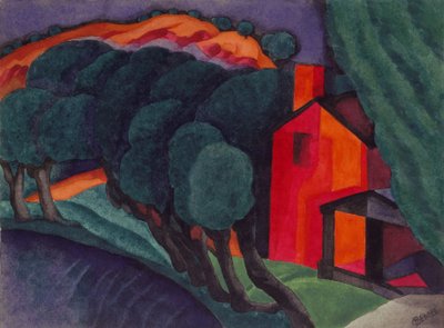Notte luminosa da Oscar Florianus Bluemner